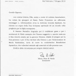 lettera Santo Padre